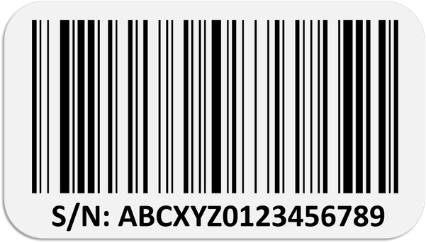 Serie Number Barcode